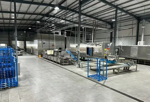 Frozen product stored in the cold room